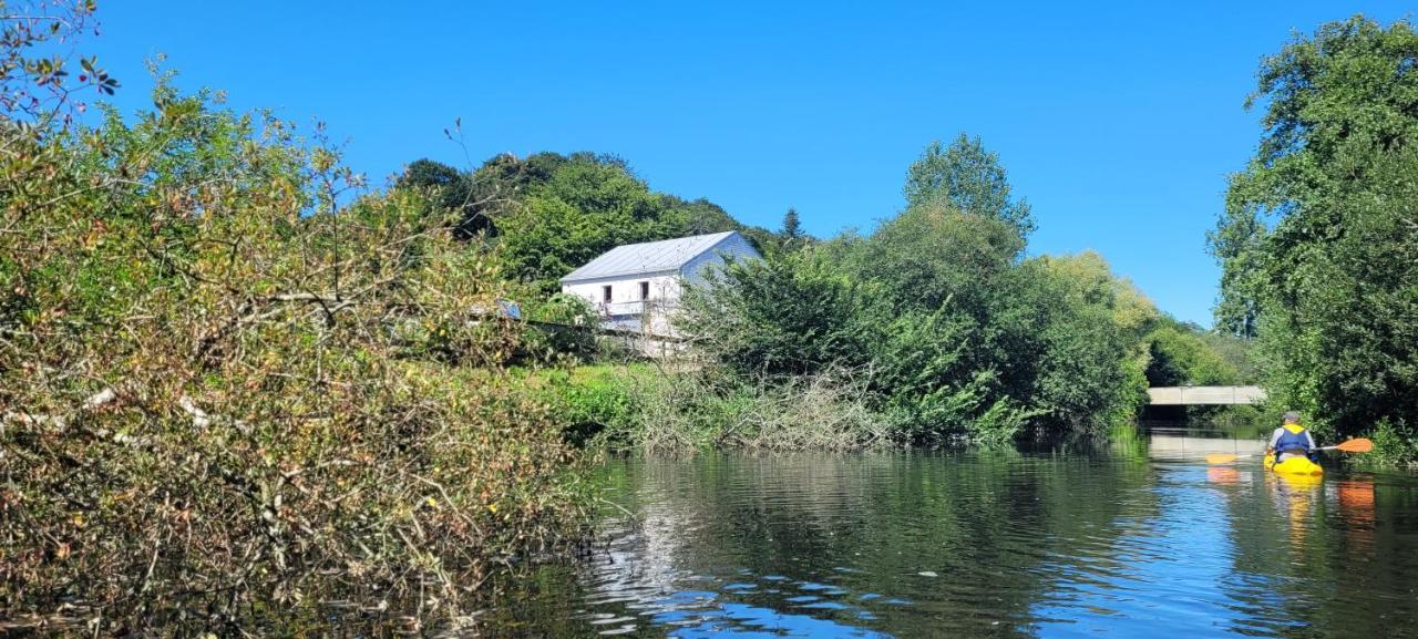 Chambre dans cabane vue sur la rivière avec PdJ Lannion Esterno foto