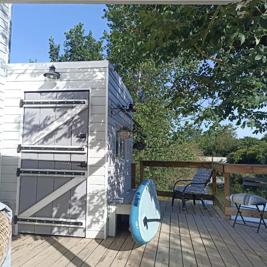 Chambre dans cabane vue sur la rivière avec PdJ Lannion Esterno foto