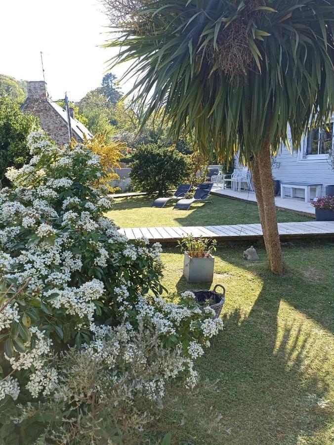 Chambre dans cabane vue sur la rivière avec PdJ Lannion Esterno foto