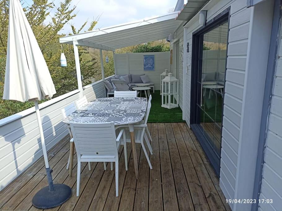 Chambre dans cabane vue sur la rivière avec PdJ Lannion Esterno foto